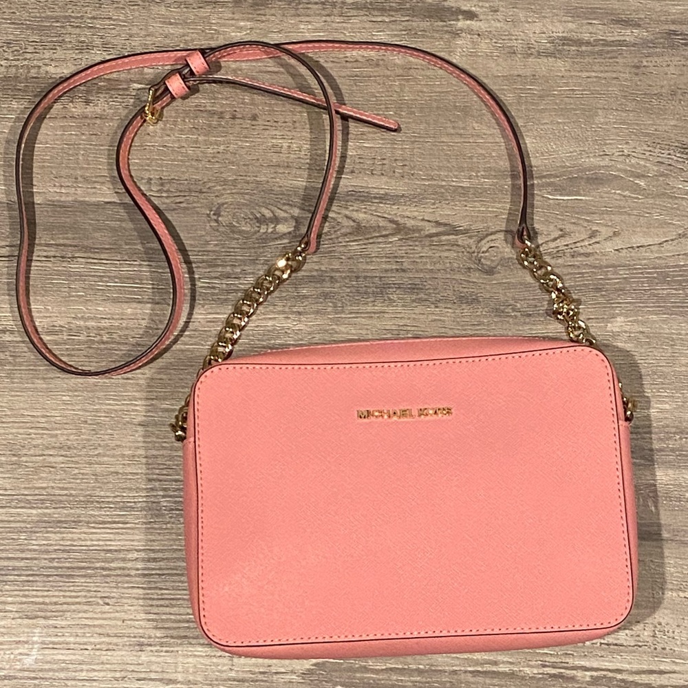 Leather Jet Set East West Crossbody